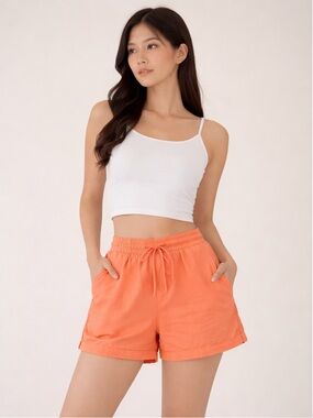 Alpine Design White Ribbed Cropped Tank Top NWT Size Large